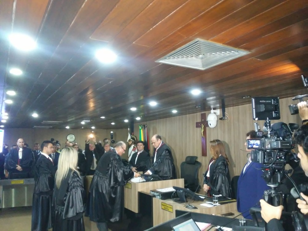 Desembargador Ricardo Porto assume presidência do TRE-PB — Foto: Silvia Torres/TV Cabo Branco
