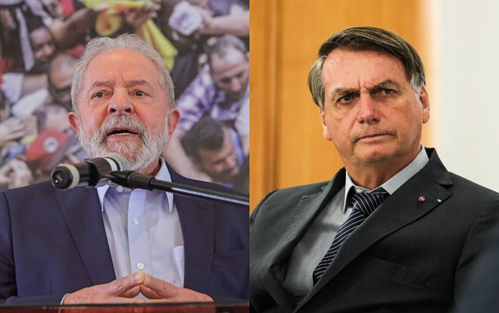 Lula e Bolsonaro — Foto: Reprodução
