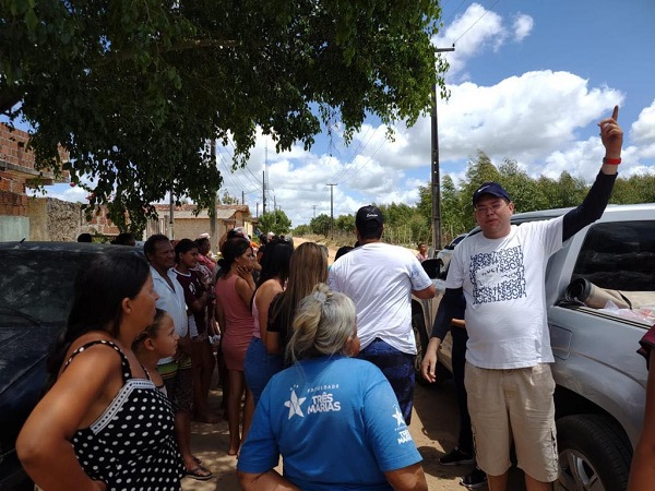 Vereador riotintense realizou ação no feriado do Dia das Crianças – Foto: Assessoria
