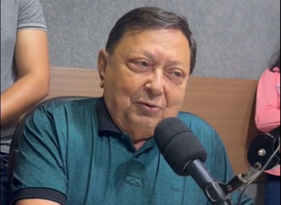 Dr. Quequinha, no Rádio Repórter, da Correio do Vale FM – Foto: Lenilson Balla