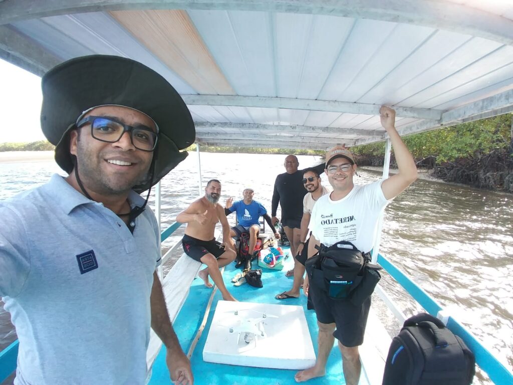 Jornalista Tales Azzi foi recepcionado pela equipe da Secretaria de Turismo e Cultura – Foto: Assessoria