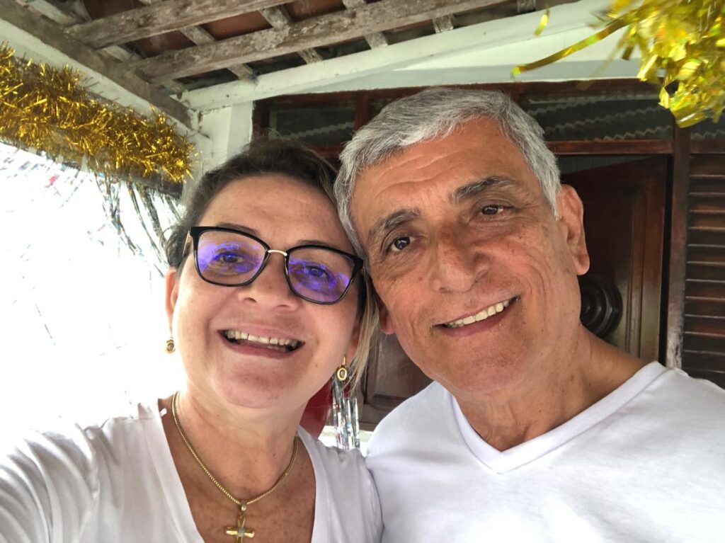 Casal Gerbasi, Magna e Marcus – Foto: Arquivo Pessoal