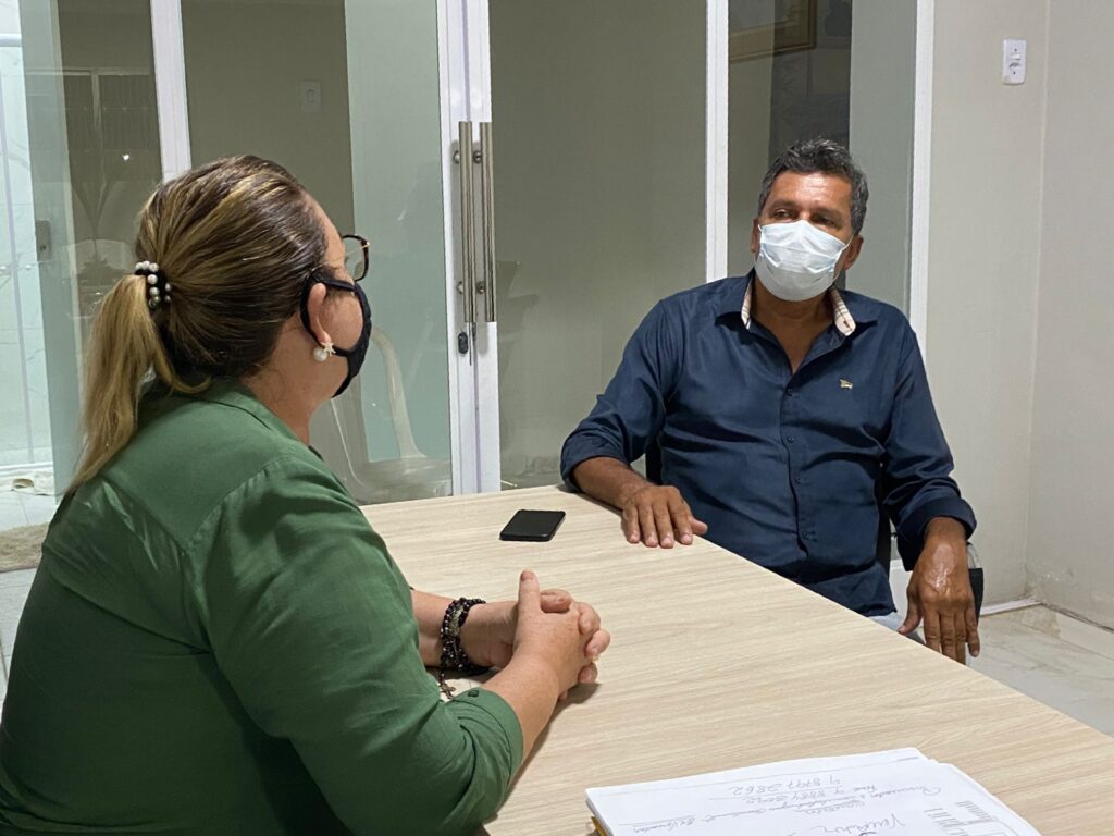 Ricardo Barbosa visita Magna Gerbasi - Foto: Divulgação