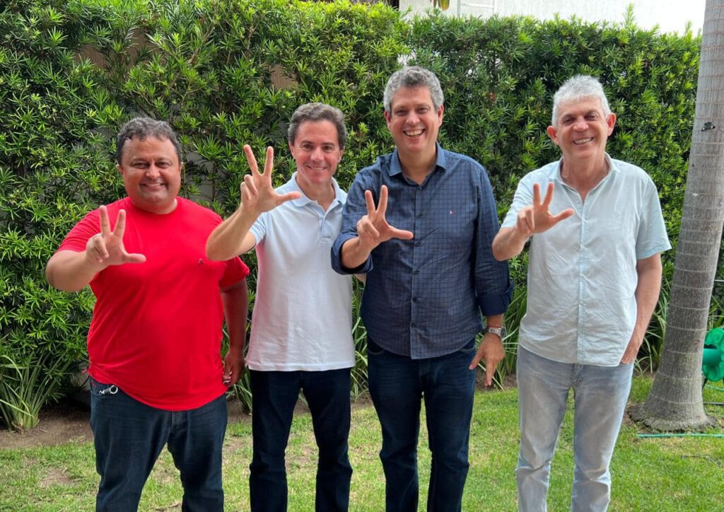 Pela ordem, Jackson, Veneziado, Márcio Macedo e Ricardo Coutinho - Foto: Reprodução/internet