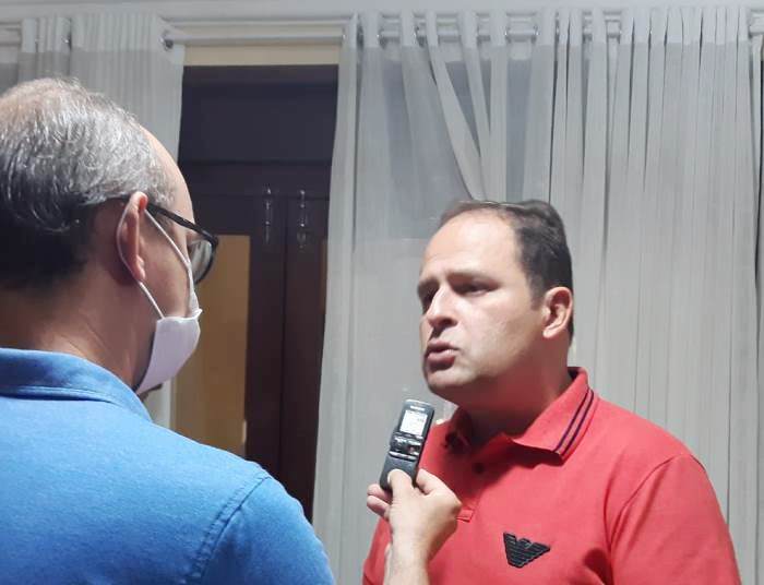 Eduardo Brito durante entrevista ao Blog Lenilson Balla - Foto: Jota Luiz