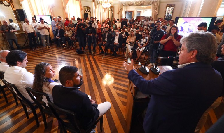 ODE 2022 foi lançado pelo governador João Azevêdo no Palácio da Redenção - Foto: Francisco França