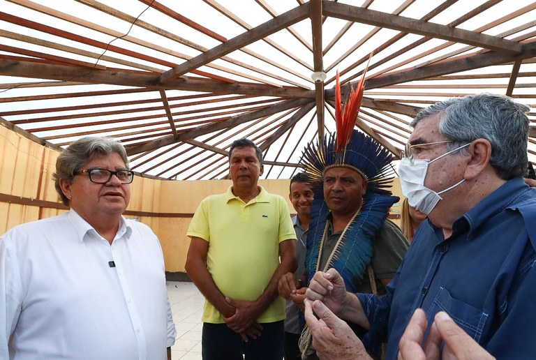 João também visitou o município de Baía da Traição - Foto: Francisco França