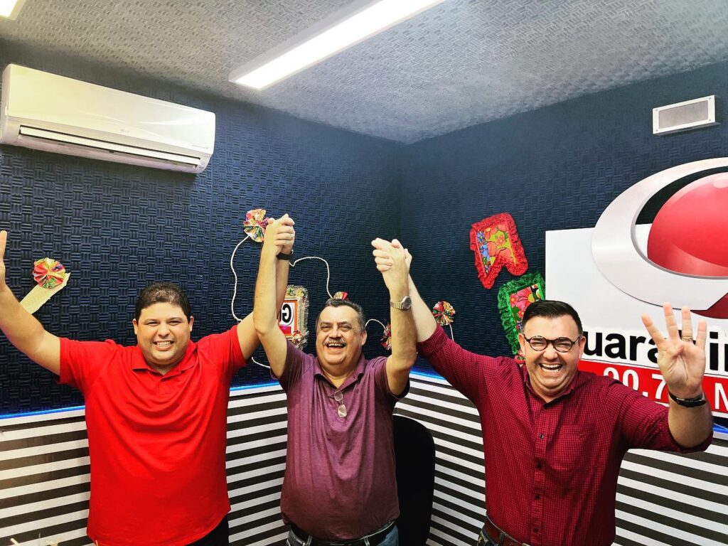Renato Meireles (esquerda), Zé do Empenho (centro) e Raniery Paulino (direita) - Foto: Reprodução/redes sociais