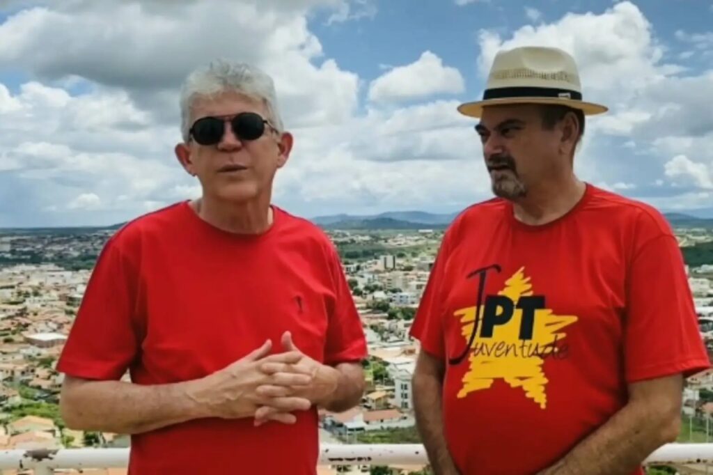 Ricardo e Jeová se encontraram em Cajazeiras para encontro com militância - Foto: Reprodução/redes sociais