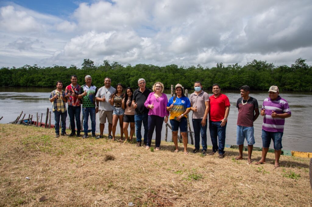 Prefeita Magna esteve na comunidade Porto Novo – Foto: Divulgação