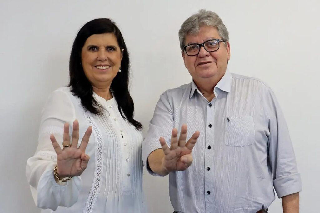 Lígia Feliciano se reuniu com João Azevêdo em João Pessoa - Foto: Reprodução/redes sociais
