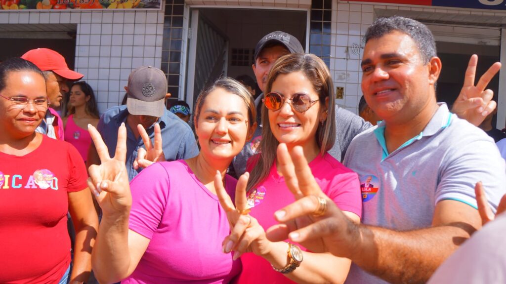Em Cuité de Mamanguape, Danielle é apoiada pelo ex-prefeito Jair – Foto: Assessoria