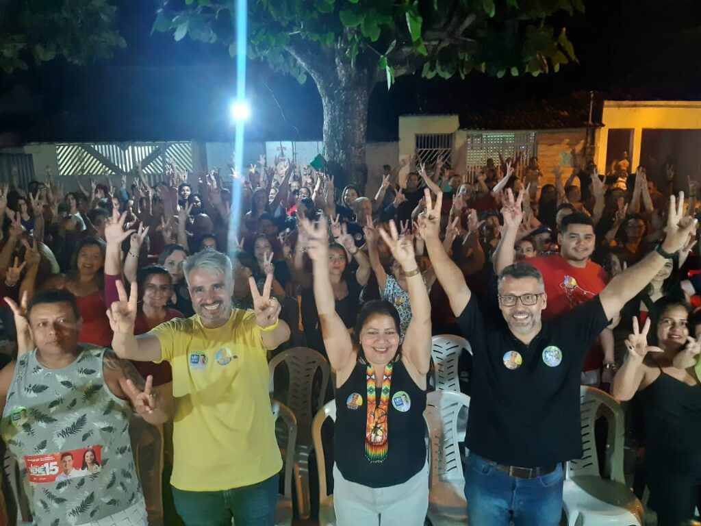 População atendeu ao chamado da líder e prestigiou encontro político – Foto: Blog Lenilson Balla