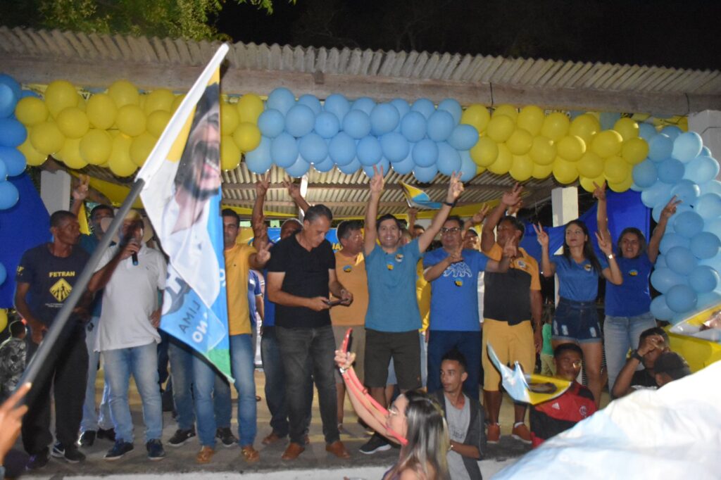 Gestor reuniu multidão no Balneário do Moisés – Foto: Assessoria