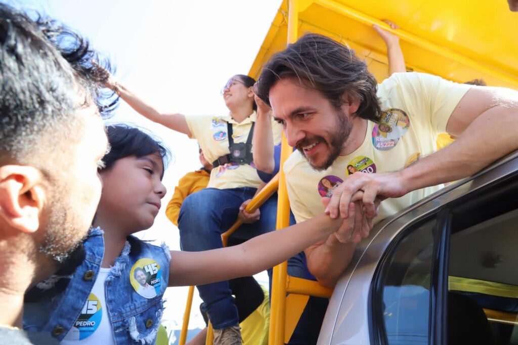 “Nossa campanha foi no clima de muita esperança”, disse Pedro – Foto: Assessoria