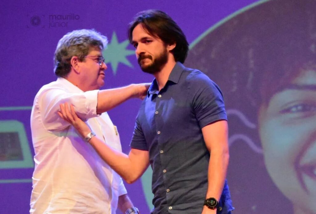 João Azevêdo e Pedro Cunha Lima — Foto: Maurílio Júnior