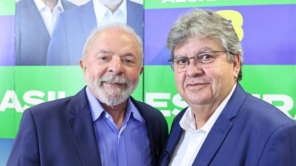 Lula e João, durante encontro nesta quarta (05), em São Paulo - Foto: Reprodução/redes sociais