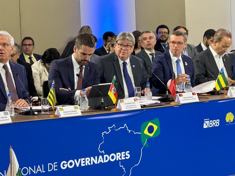 Governador João Azevêdo participou, nesta quarta-feira (24), em Brasília, de reunião do Fórum Nacional dos Governadores - Foto: Divulgação