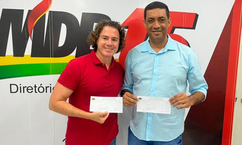 Veneziano agradeceu a confiança do prefeito em integrar as fileiras do MDB - Foto: Assessoria