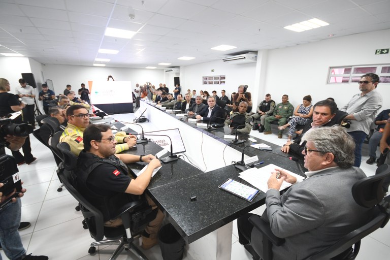 Anuário da Segurança Pública e da Defesa Social da Paraíba foi apresentado ao governador João Azevêdo - Foto: José Marques