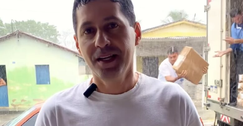 Prefeito de Cuité de Mamanguape, Helhinho Souza – Foto: Reprodução