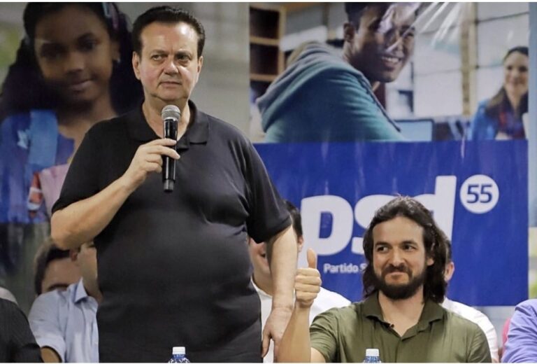 O presidente nacional do PSD, Gilberto Kassab, e Pedro Cunha Lima - Foto: Divulgação