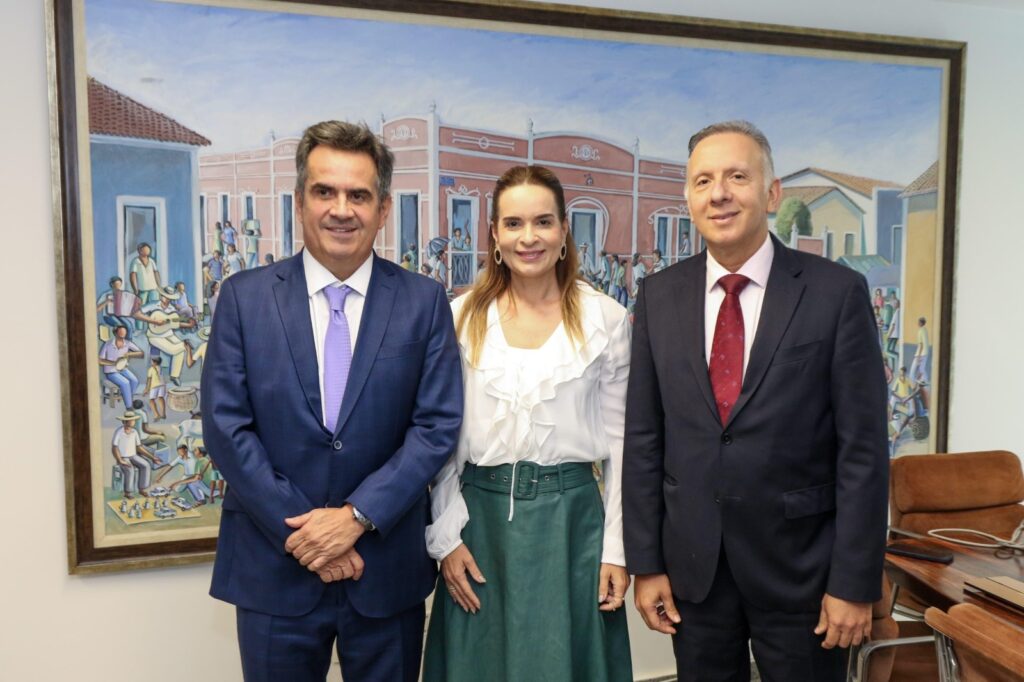 Da esquerda para a direita, Ciro Nogueira, Daniella Ribeiro e Aguinaldo Ribeiro - Foto: Pedro França/Agência Senado