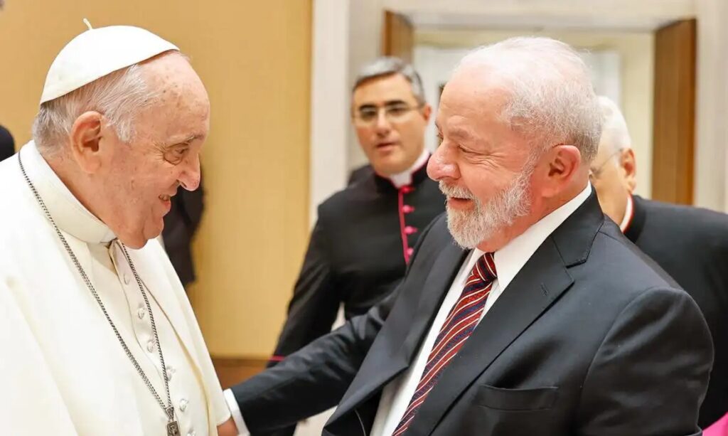 O presidente Lula e o Papa Francisco se encontraram oficialmente em três ocasiões - Foto: Ricardo Stuckert/PR