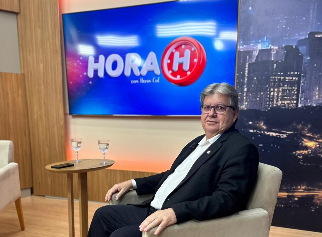 Governador concedeu entrevista ao programa Hora H, da TV Norte Paraíba - Foto: Divulgação