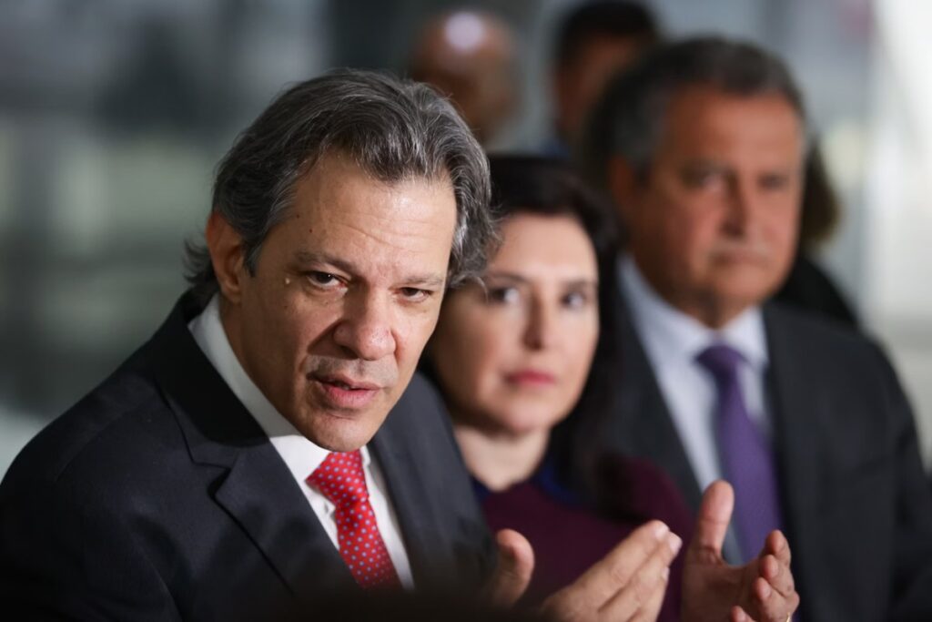 Os ministros Fernando Haddad e Simone Tebet - Foto: Vinícius Schmidt/Metrópoles