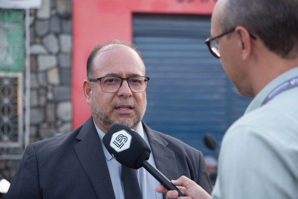 Vereador Crisanto Segundo em entrevista ao Blog Lenilson Balla - Foto: Reprodução