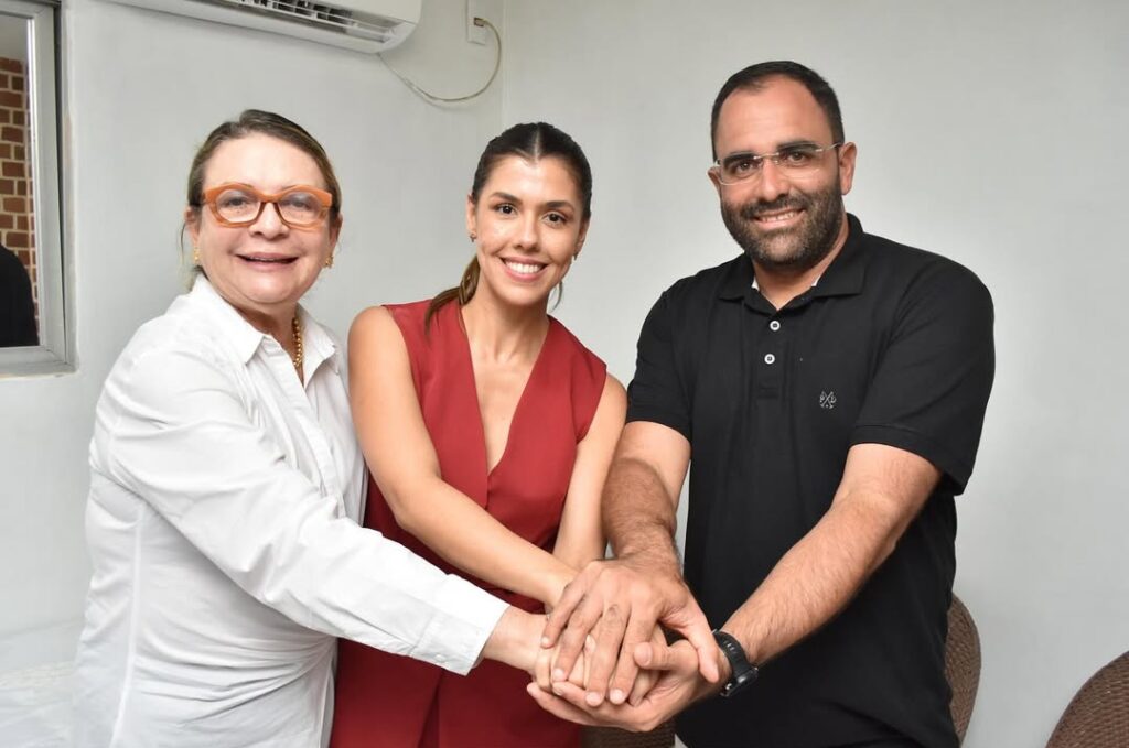 Magna Gerbasi, Maria Porto e Fabinho de Brizola - Foto: Reprodução