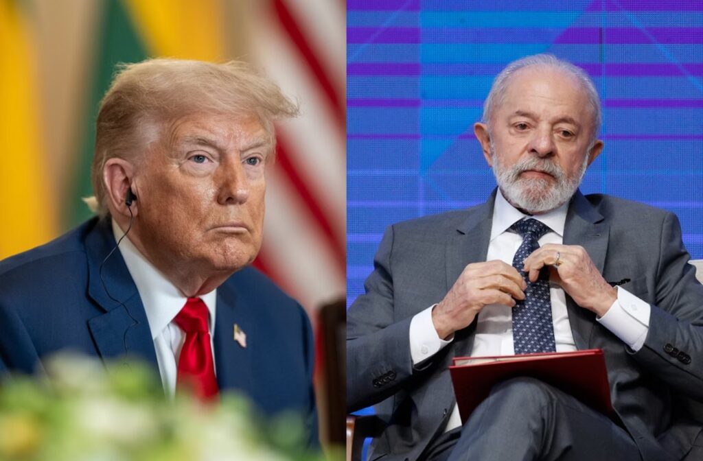 Donald Trump escalou uma crise com o governo brasileiro - Foto: Daniel Torok/White House e Fernando Frazão/Agência Brasil
