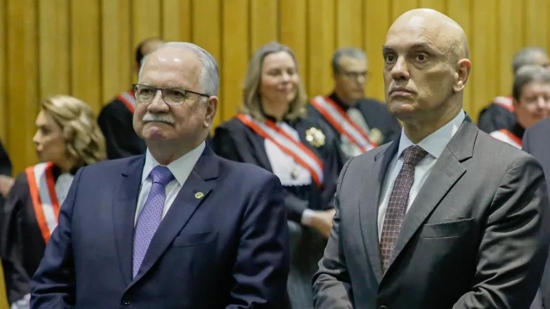 Edson Fachin e Alexandre de Moraes - Foto: Fellipe Sampaio/STF
